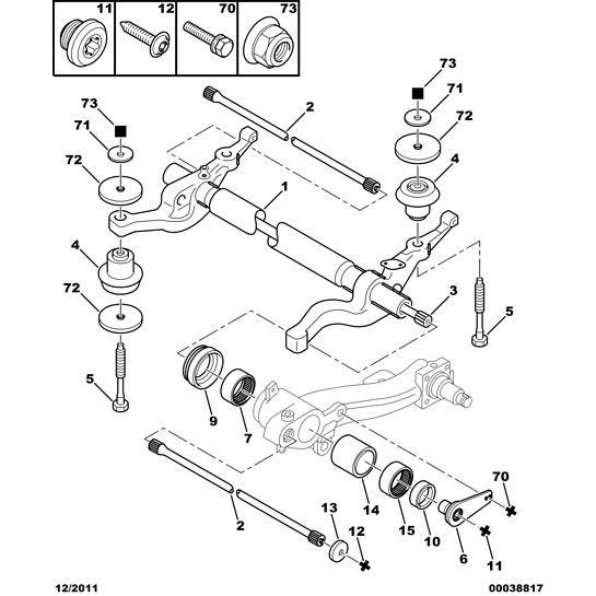 Rear Suspension Arm Seal - Citroen Saxo 1996-2004 | 513322