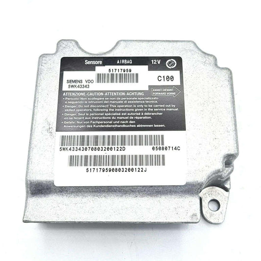 Airbag Electronic Control Unit ECU - Fiat Stilo | 51709144