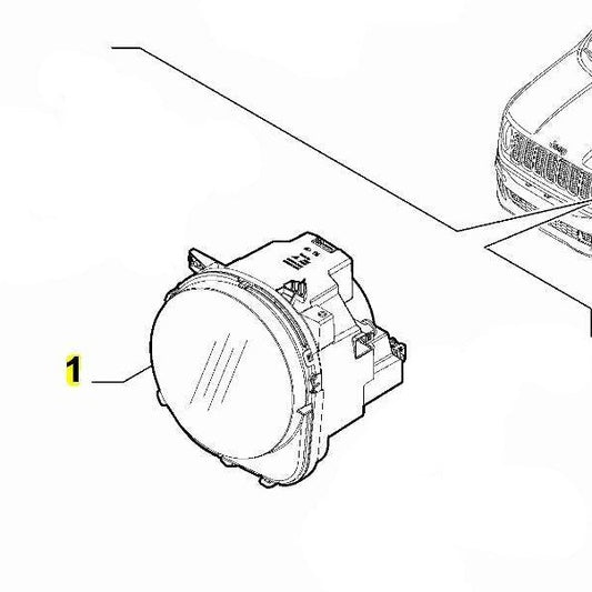 Headlamp, Offside - Jeep Renegade | 51959797