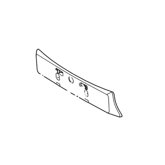 Genuine Toyota Lexus Ux Number Plate Bracket | 52114-76260