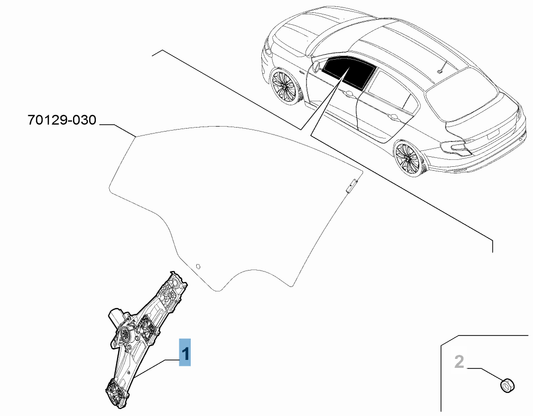Genuine Fiat Window Regulato | 52127979