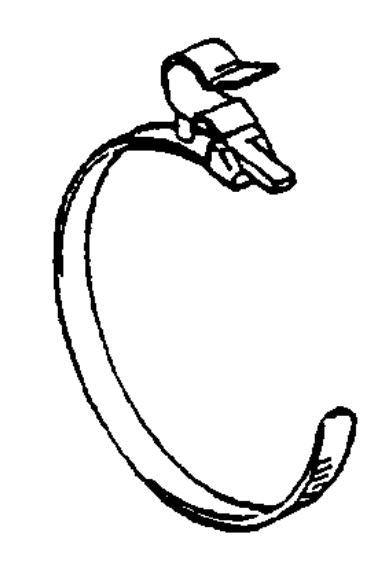 Genuine Vauxhall Black Retaining Strap | 90342382