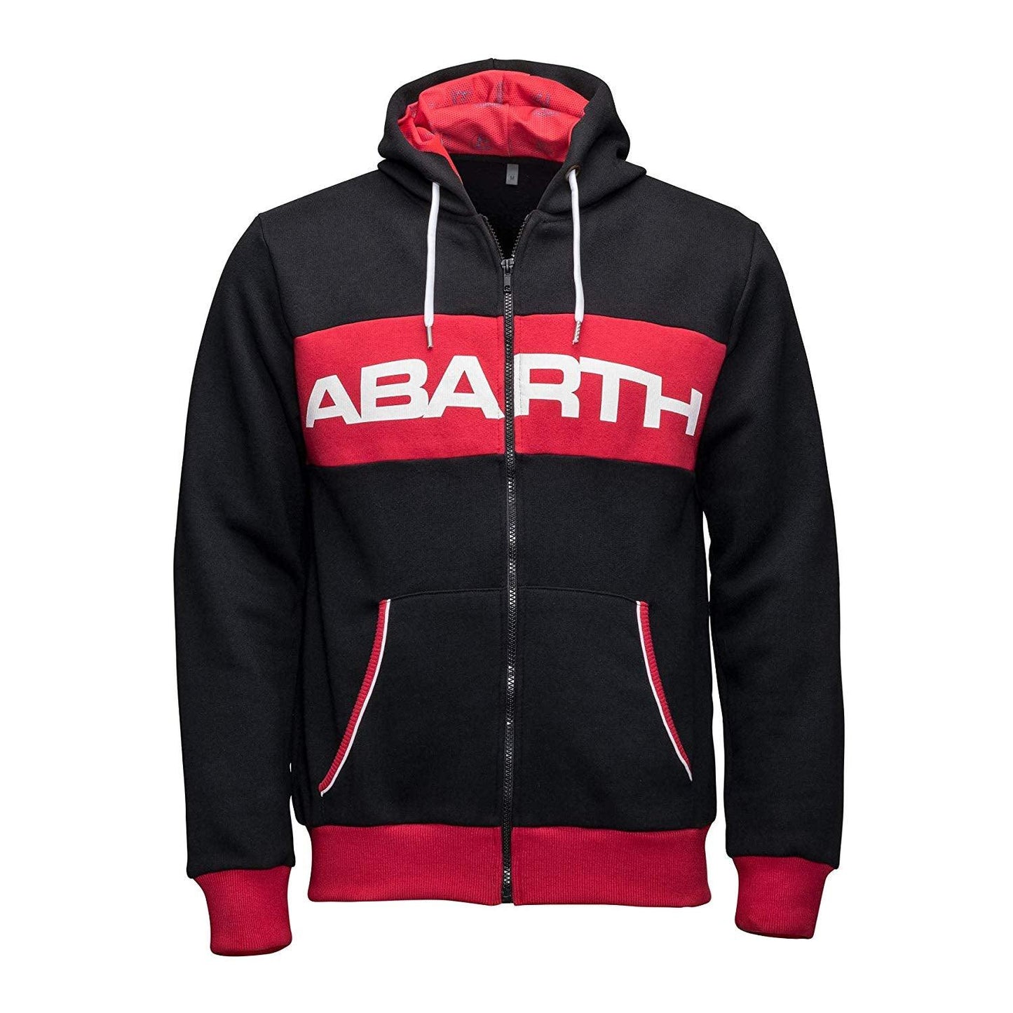 Genuine Zip-up Black and Red Hoodie - Medium - Abarth | 6002350552