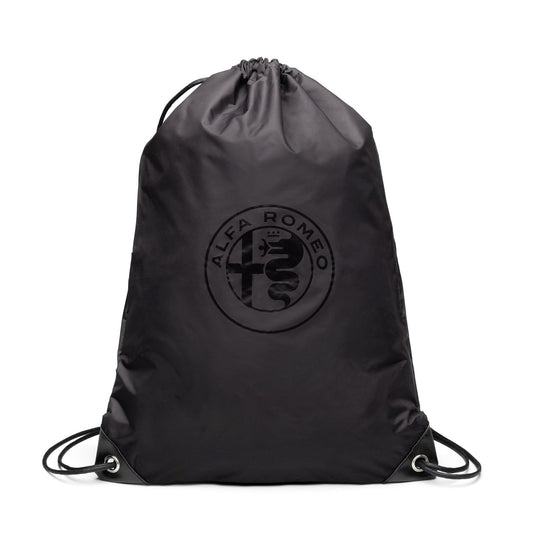 Black Draw String Bag - Official Alfa Romeo Merchandise | 6002350572
