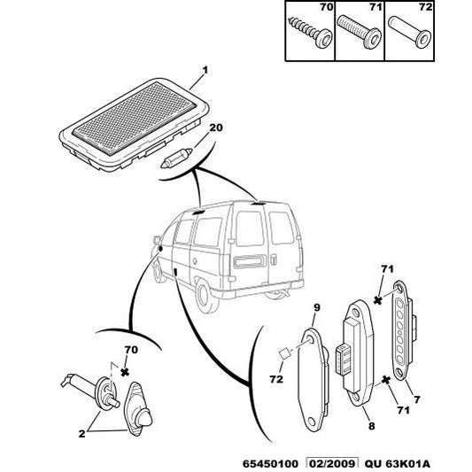 Pilot Lamp Bulb - Citroen Dispatch 1994-2006 Diesel | 6216E3