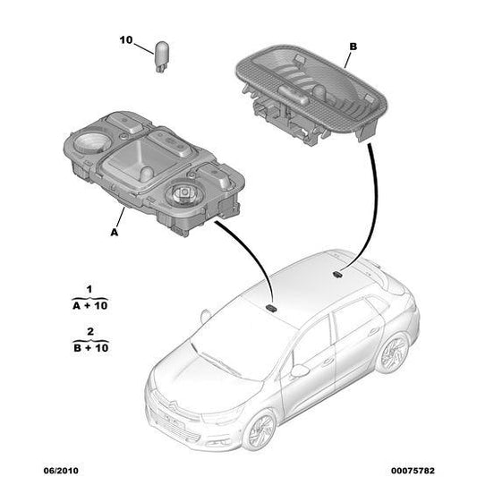 Bulb - Citroen DS4 2010-2021 | 6216F9