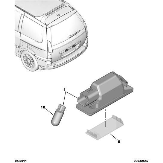 Lamp Bracket - Citroen C8 2002-2008 Petrol | 6340C3