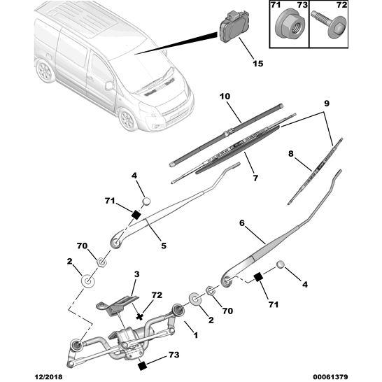 Windscreen Wiper Blade - Citroen Dispatch 2007-2011 Diesel | 6426WG