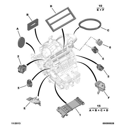 Air Reheating Resistance - Citroen C4 2010-2013 Petrol | 6436P9