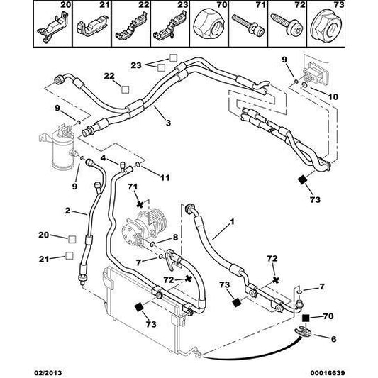 O-Ring - Citroen C4 2008-2010 Petrol | 6460V1