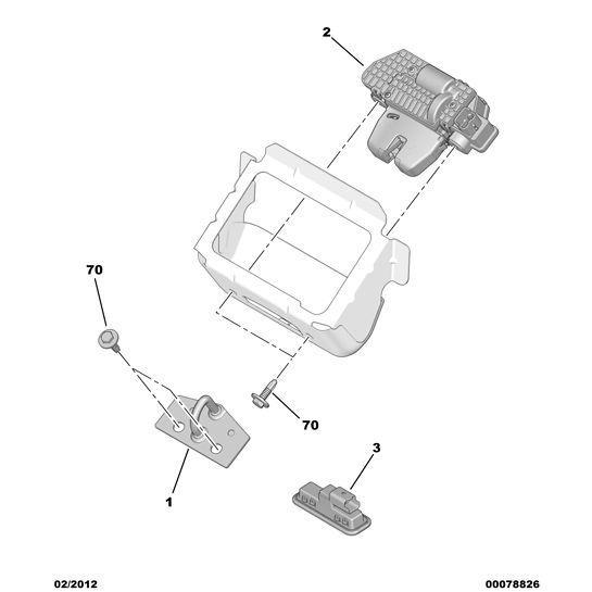 Rear Handle - Citroen DS3 2010-2022 Petrol | 6490CN
