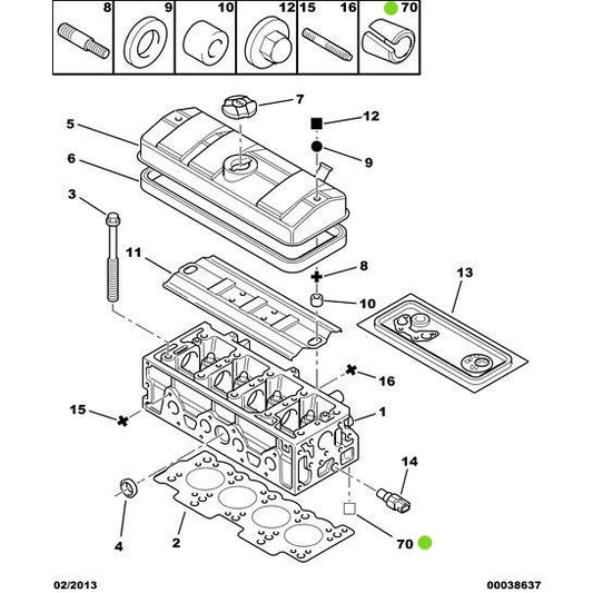 Genuine Peugeot Citroen Saxo 1996-2004 Centring Pin | 696843