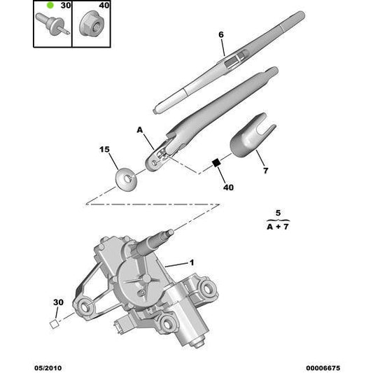 Blind Rivet - Citroen C4 2008-2010 Petrol | 6973C9