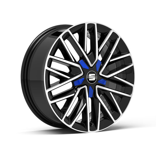 17" Alloy Hub Cap - SEAT Ibiza 2018-2020 Mystery Blue | 6F0071409
