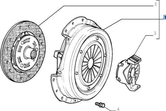 Genuine Kit Clutch - Fiat Palio / Punto 2002-2010 | 71752222