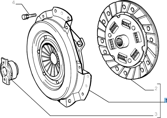 Genuine Clutch Kit - Fiat 600 Seicnto | 71752231