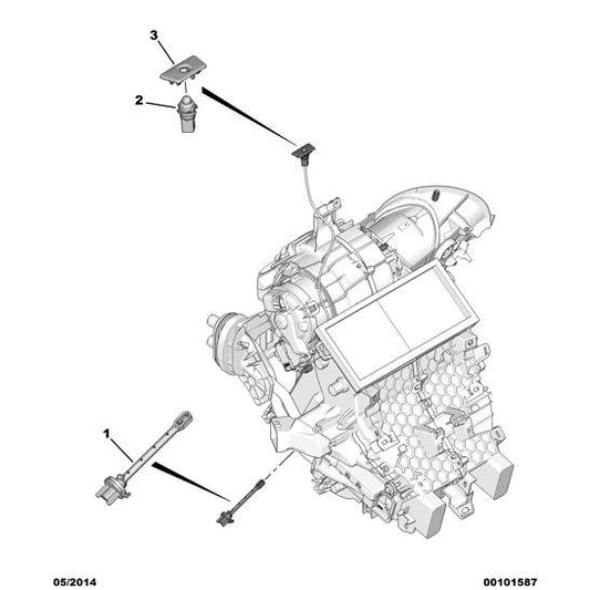 Petrol Sun Sensor Bracket - Citroen C3 2015-2021 | 8211XJ