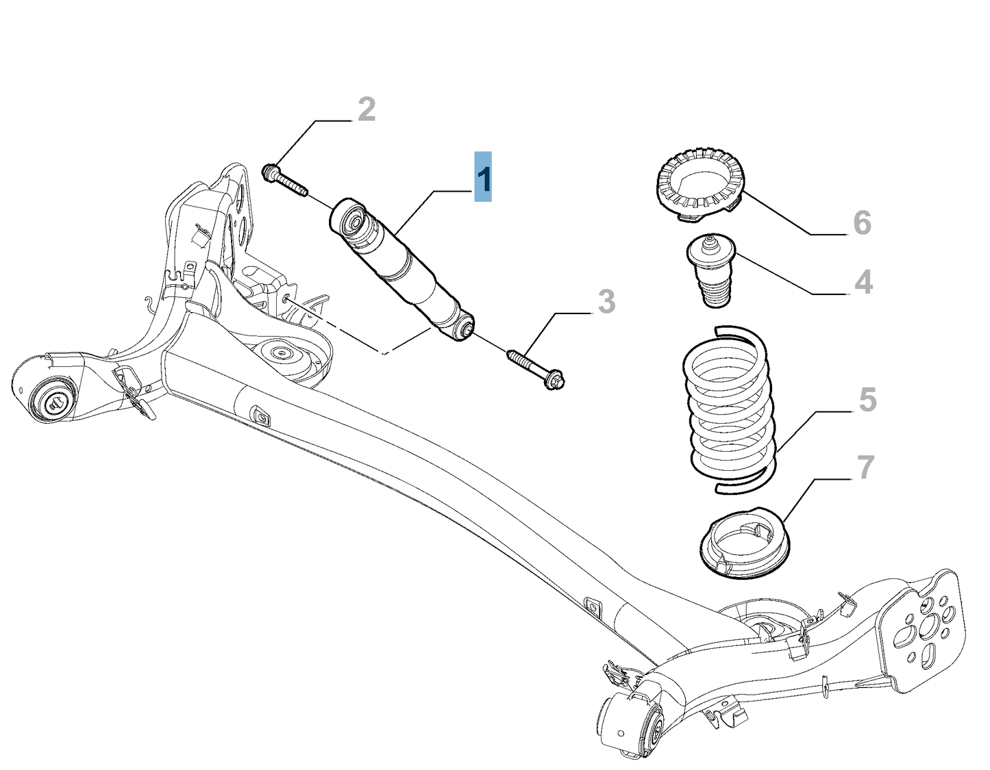 Rear Shock Absorber - Fiat / Fiat Professional | 52076374