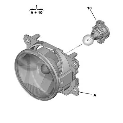 Genuine Peugeot Fog Headlight - Peugeot 2008 2016-2019 | 9675450980 | 9675450980