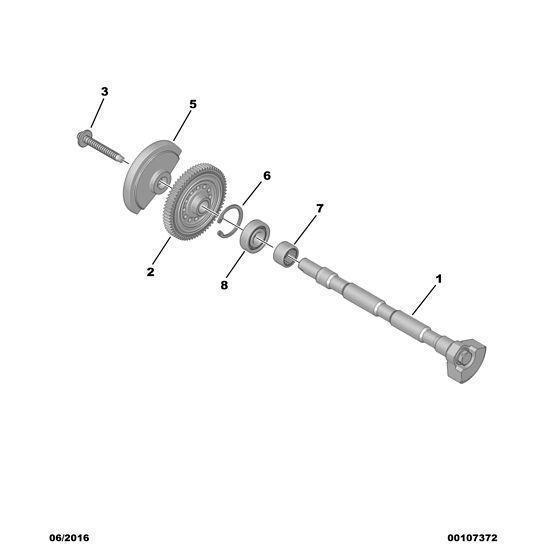 Genuine Peugeot Balancing Shaft Fixing Bolt - Citroen C5 Air Cross 2018-2021 Petrol | 9675714780 | 9675714780