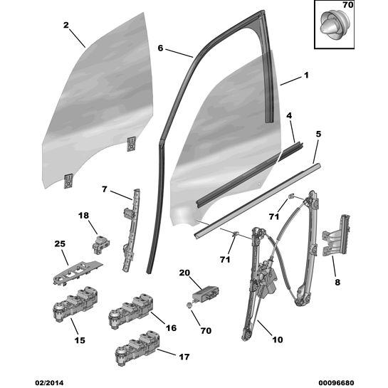 Genuine Citroen Dispatch 2016-2020 Diesel Contact Switch | 96762292ZD