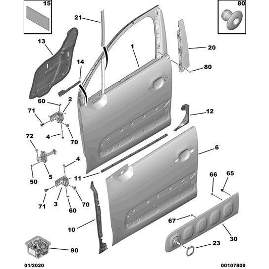 Door Stop - Citroen C3 2015-2021 Diesel | 9671891380