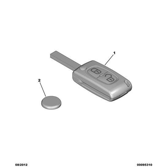 3V Lithium Key Battery - Citroen C3 2005-2009 | 9712A7