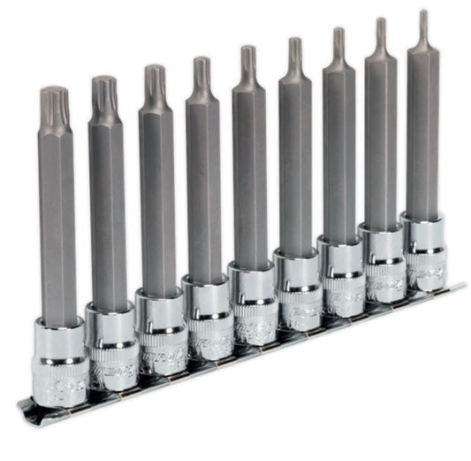 Sealey Trx-P* Socket Bit Set 9Pc 3/8" | AK6223