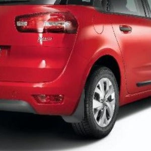 Genuine Rear Mudflaps Citroen C4 Picasso - For 5 Seat Models | 1608924280