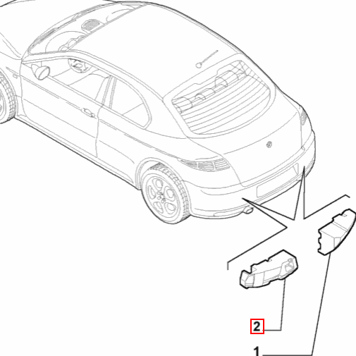 Nearside Bumper Impact Foam - Alfa Romeo GT | 60695357