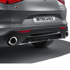 Genuine Alfa Romeo Stelvio Glossy Rear Skid Plate - For Vehicles Without Tow Bar | 50903615