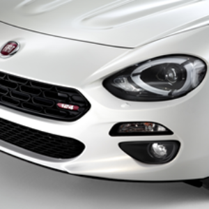 Genuine Front Grille Badge - Fiat 124 Spider 124 - Red | 71808417