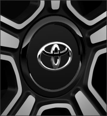 Centre Cap Surround Black - Toyota Yaris 2013 - 2020 | PZ493986723B