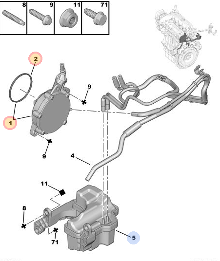 Vacuum Pump - Peugeot RCZ 2009 - 2015 | 456583