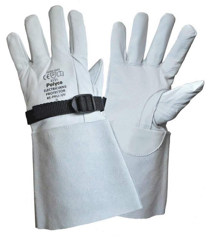 BM Polyco Leather Protector Gauntlet 10 | REPRO10
