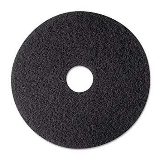 Black Floor Pad 17"" Pack Of 5 | NHJP940110