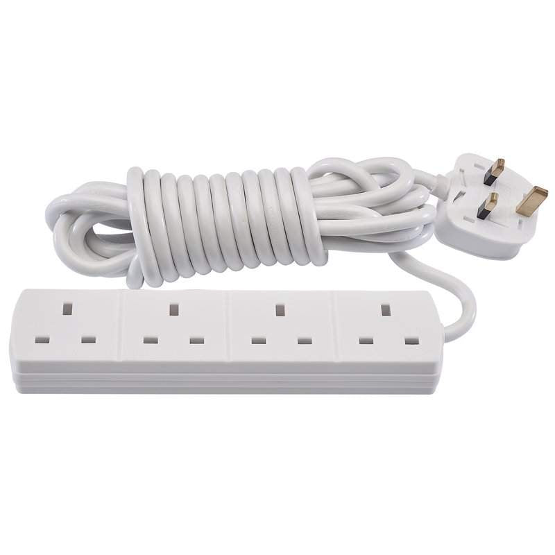 Draper 4 Gang 5M Extension Lead | 02916