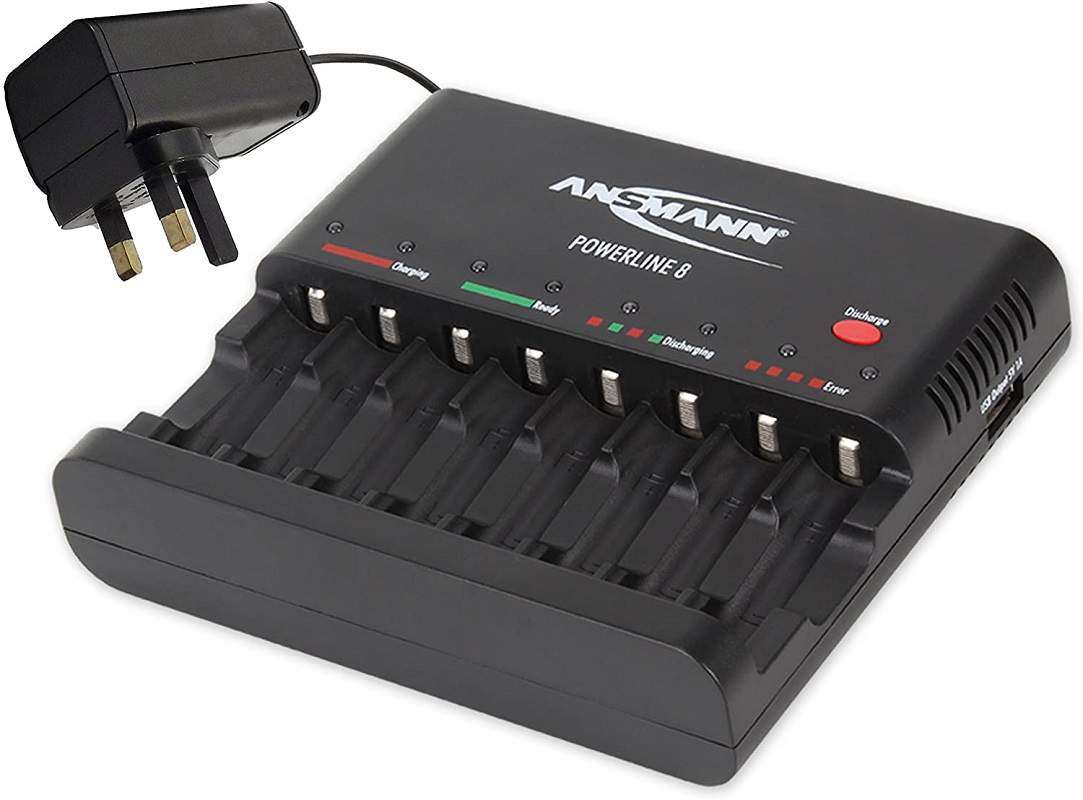 Ansmann Battery Charger Aa & Aaa | ERLINE8
