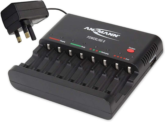 Ansmann Battery Charger Aa & Aaa | ERLINE8