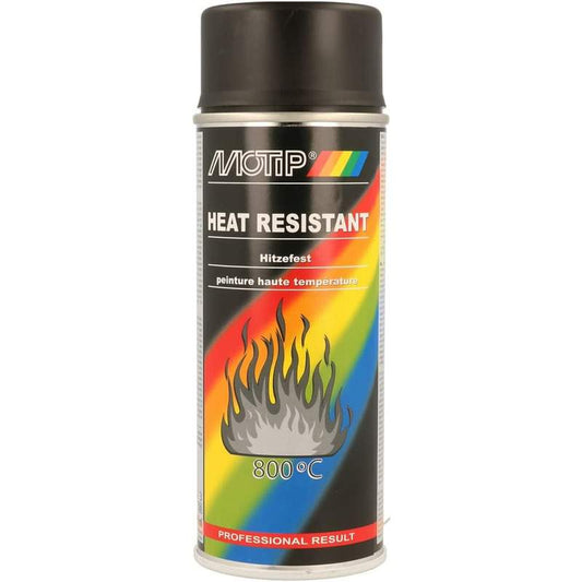 Motip Black Heat Resistant Paint 400 | M04031