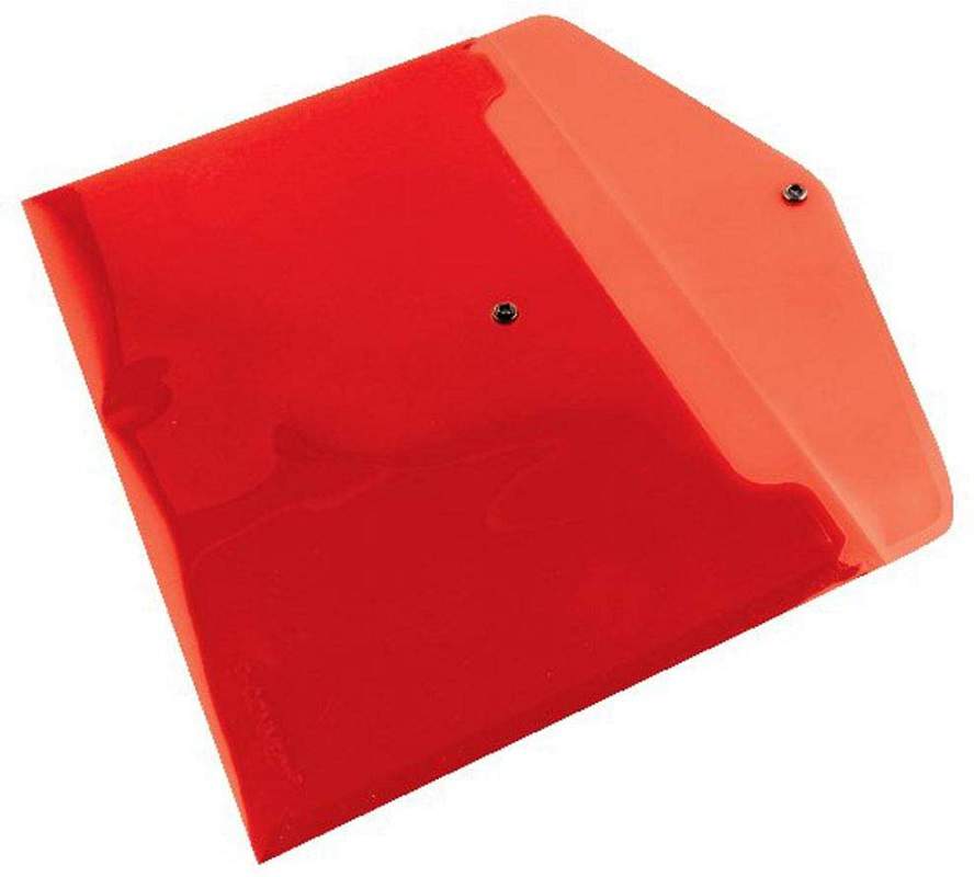 A4 Red Plastic Popper Folder | FIL19