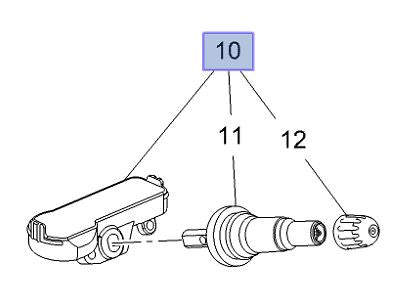 Genuine Vauxhall Sensor | 13581561