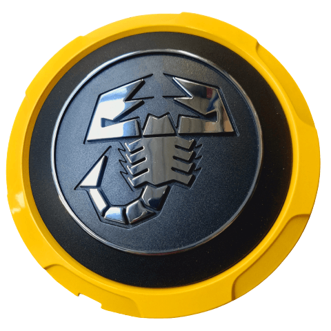 Alloy Wheel Centre Cap - Mustard Yellow - 500 / Punto Evo Abarth | 52117184