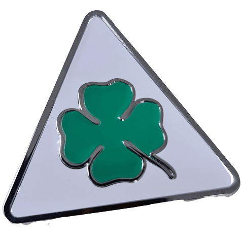 Badge Wing 'Cloverleaf' - Alfa Romeo Triangular | 46003798