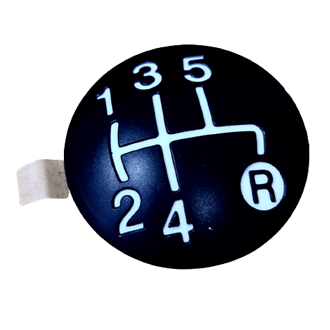 Gear Knob Cap, Black - Fiat 500 2012-2015 | 55344094