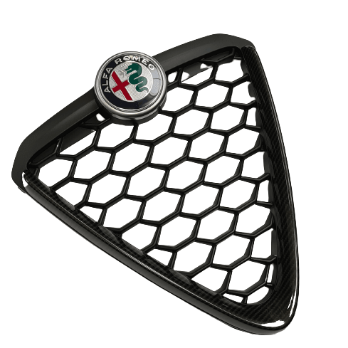 Grille, Gloss Carbon Fibre - Alfa Romeo Mito 2016 onwards | 156139045