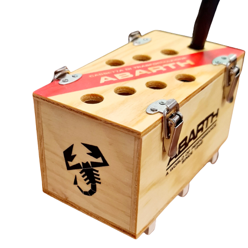 Genuine Fiat Desktop Pen Holder - Abarth Crate | 59230773 | 59230773
