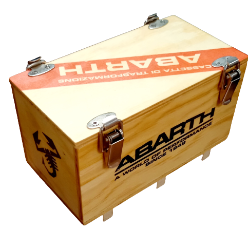 Genuine Fiat Desktop Utility Holder - Abarth Crate | 59230778 | 59230778