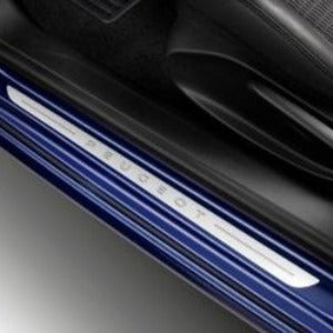 Front Door Sill Trims - Peugeot 308 2013-2021 - Brushed Aluminium Effect | 1607558380