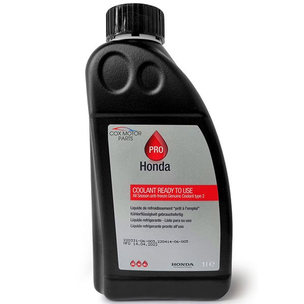 Genuine Honda Type 2 Coolant/Antifreeze 1 Litre 08CLAG016S1